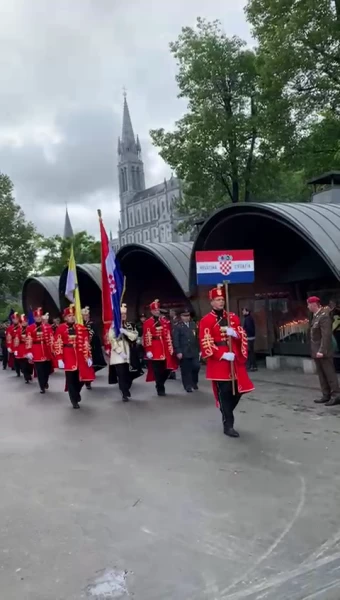 30. Hodočašće Hrvatske vojske, policije i hrvatskih branitelja u Lourdes