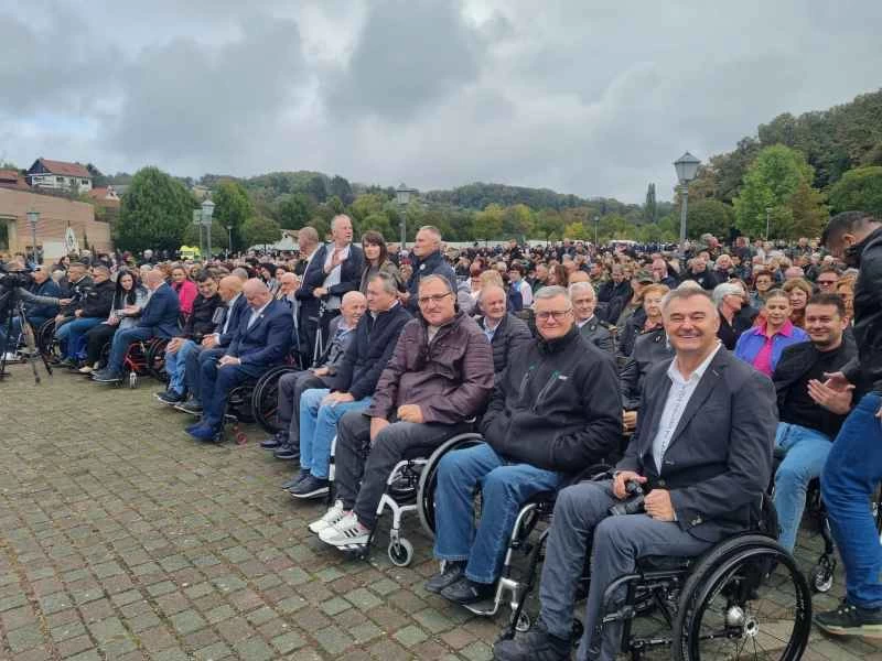 32. hodočašće Hrvatske vojske, policije i hrvatskih branitelja Marija Bistrica 6.10.2024.